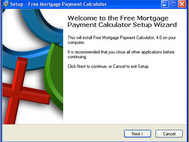 Mortgage Refinancing Loan Calculator screenshot